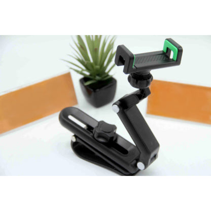 Universal Sun Visor Phone Holder – 360° Rotating Car Mount