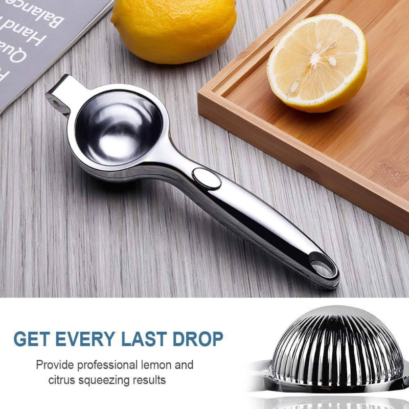 Stainless Steel Lemon Squeezer – Single Press Citrus Juicer