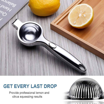 Stainless Steel Lemon Squeezer – Single Press Citrus Juicer
