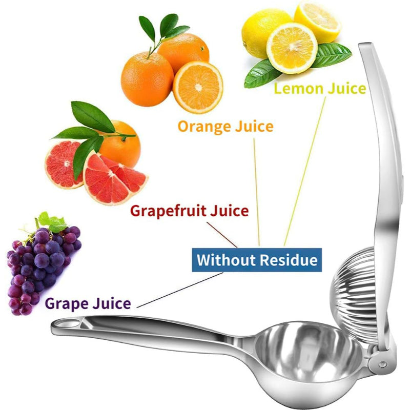 Stainless Steel Lemon Squeezer – Single Press Citrus Juicer