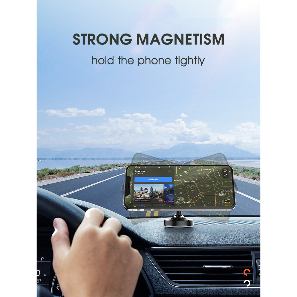 LDNIO Magnetic Car Phone Holder – Universal Dashboard Mount