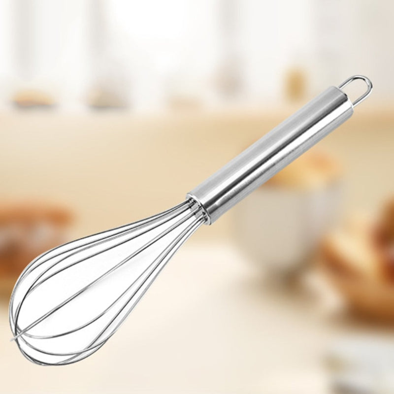 Stainless Steel Whisk Set (Pack of 5) – Flexible Multi-Purpose Stirrers