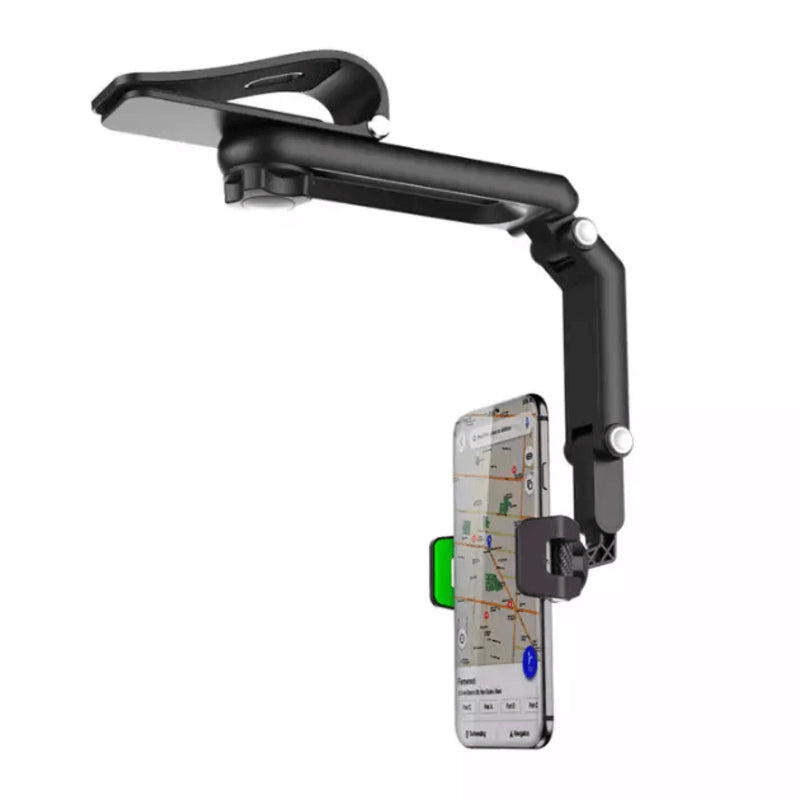 Universal Sun Visor Phone Holder – 360° Rotating Car Mount