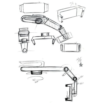 Universal Sun Visor Phone Holder – 360° Rotating Car Mount