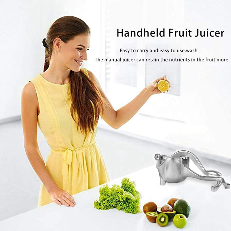 Heavy-Duty Manual Juice Squeezer – Aluminum Alloy Citrus Press