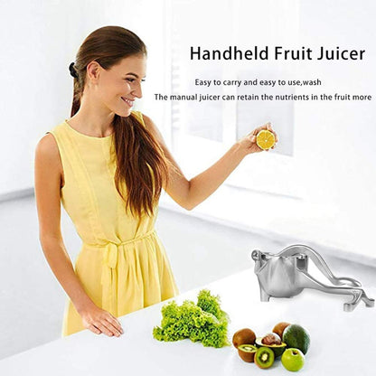Heavy-Duty Manual Juice Squeezer – Aluminum Alloy Citrus Press
