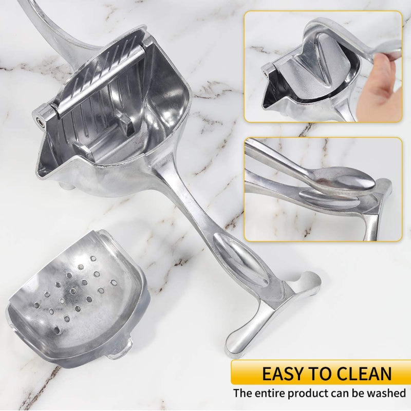 Heavy-Duty Manual Juice Squeezer – Aluminum Alloy Citrus Press